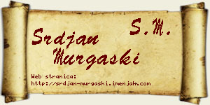 Srđan Murgaški vizit kartica